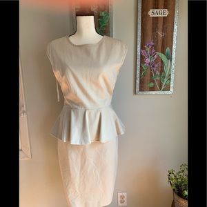 Ted Baker London Knee Length Peplum Dress